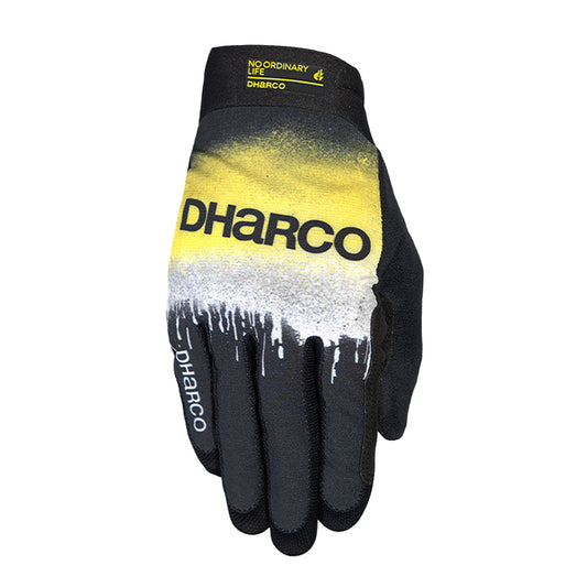 DHARCO RACE ACID RAIN-handskar Svart/gul