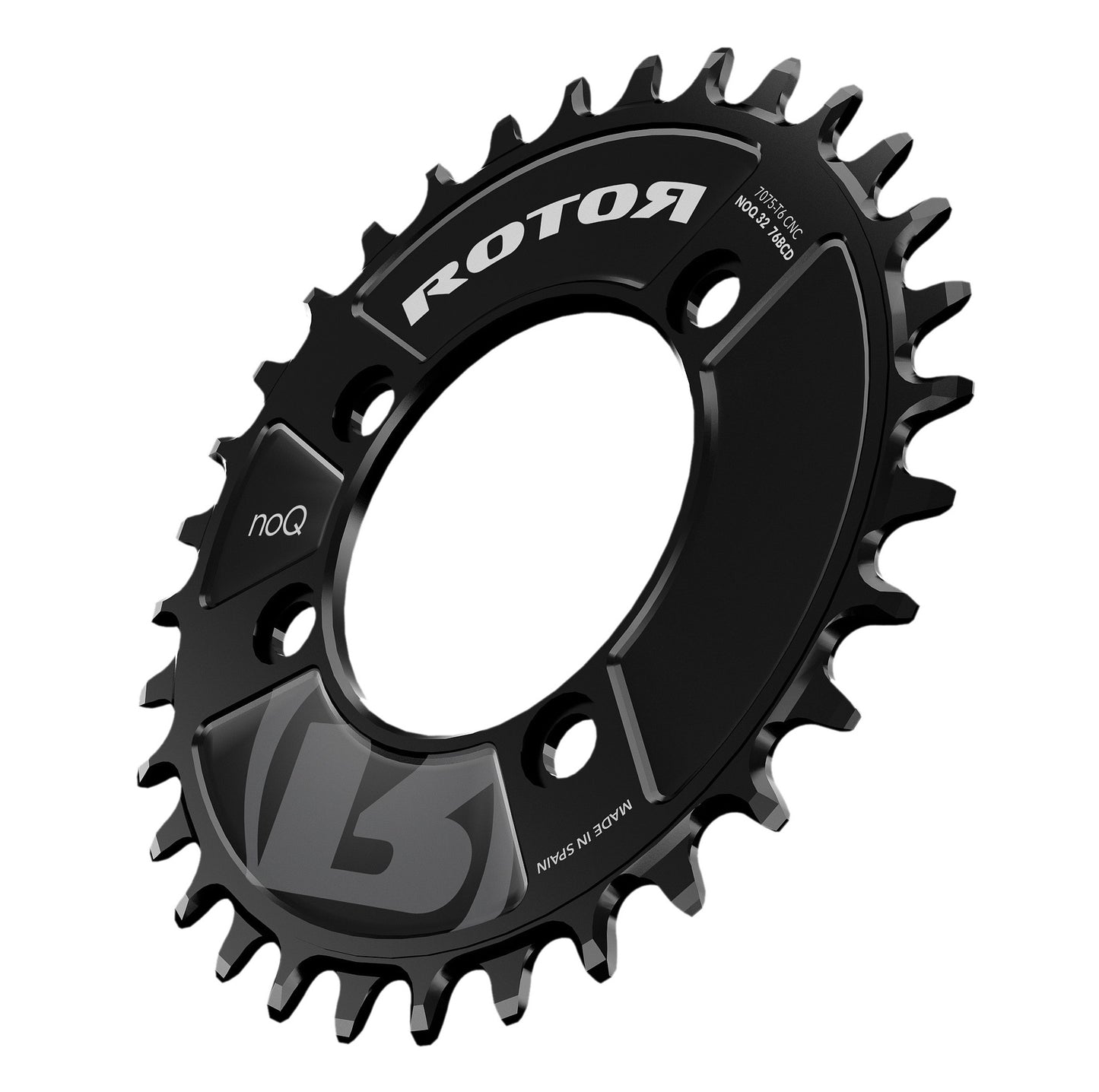 Mono skivspelare 9/10/11/12V ROTOR noQ-RING X1 4 hål 76 mm