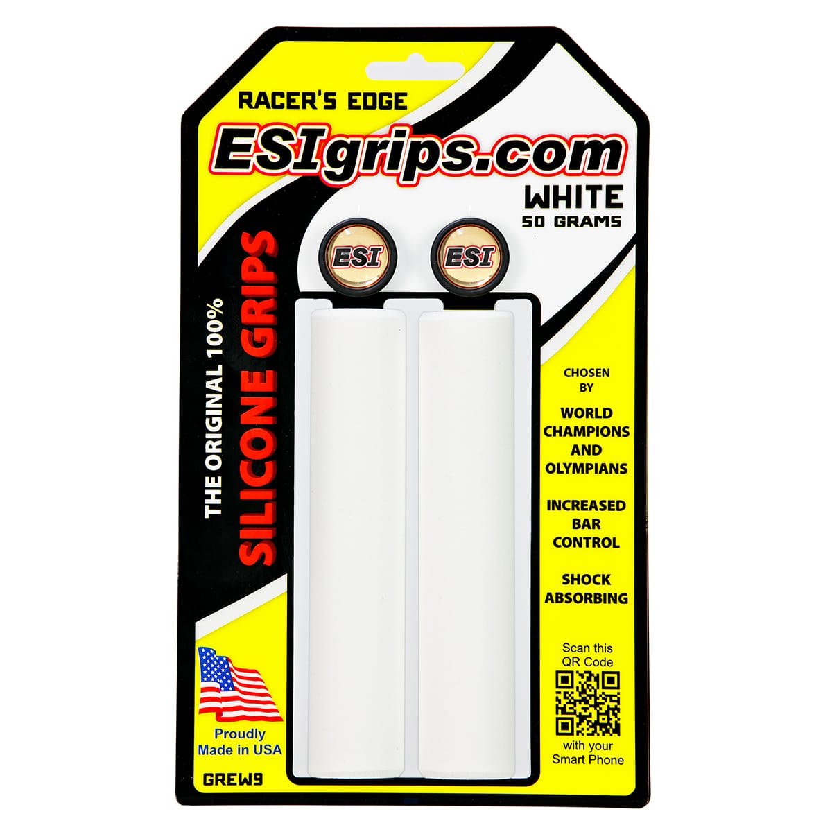 ESI RACER'S EDGE 130 mm handtag Vit