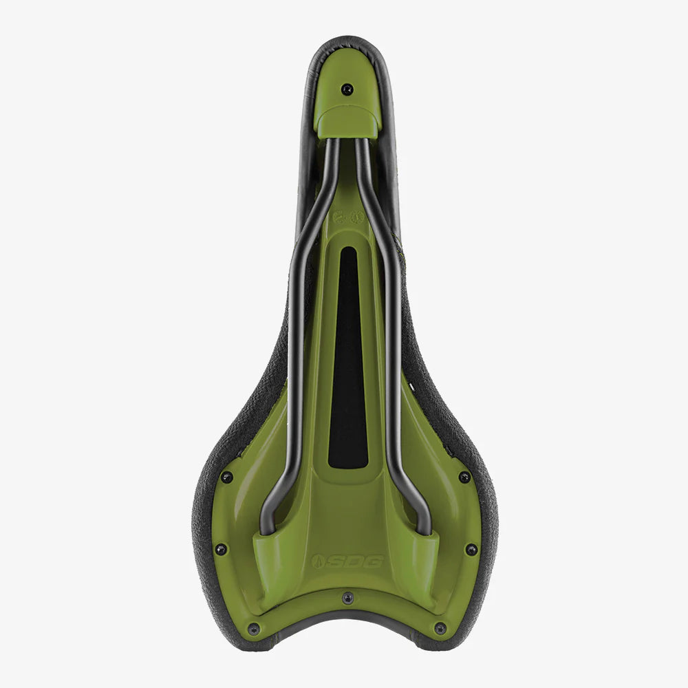 SDG RADAR MTN Rails Cr-Mo sadel Svart/Olive Green