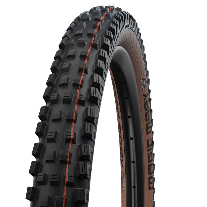 SCHWALBE MAGIC MARY 29x2.40 ADDIX SOFT SUPERTRAIL Tubeless Ready Soft Brown-däck