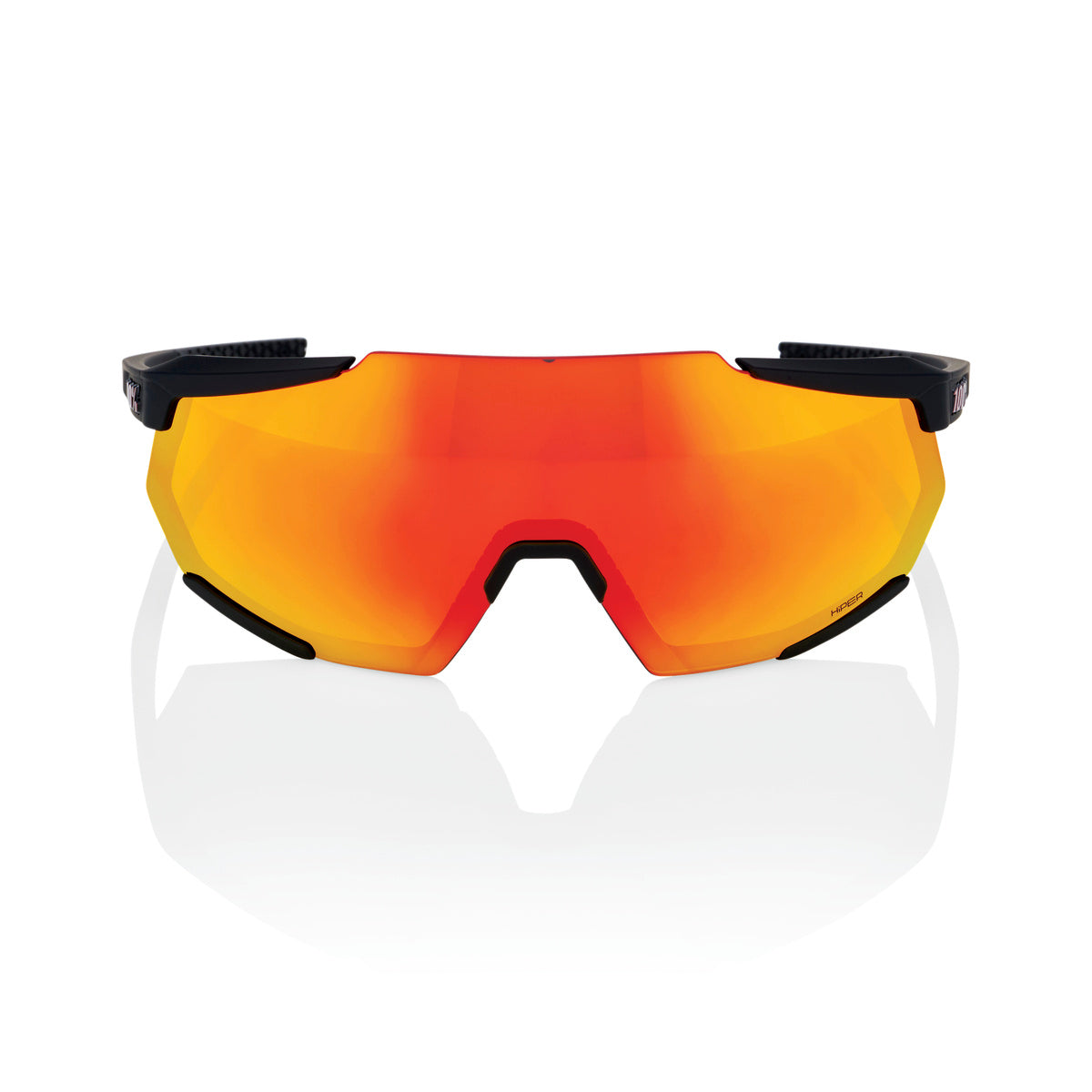 100% RACETRAP 3.0 Soft Tact Black Hiper Multilayer Mirror Red Skyddsglasögon