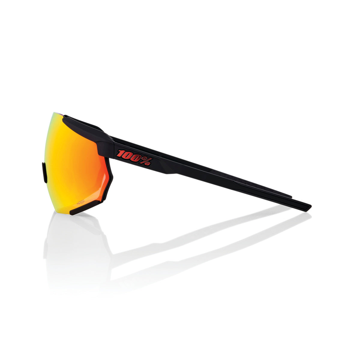 100% RACETRAP 3.0 Soft Tact Black Hiper Multilayer Mirror Red Skyddsglasögon