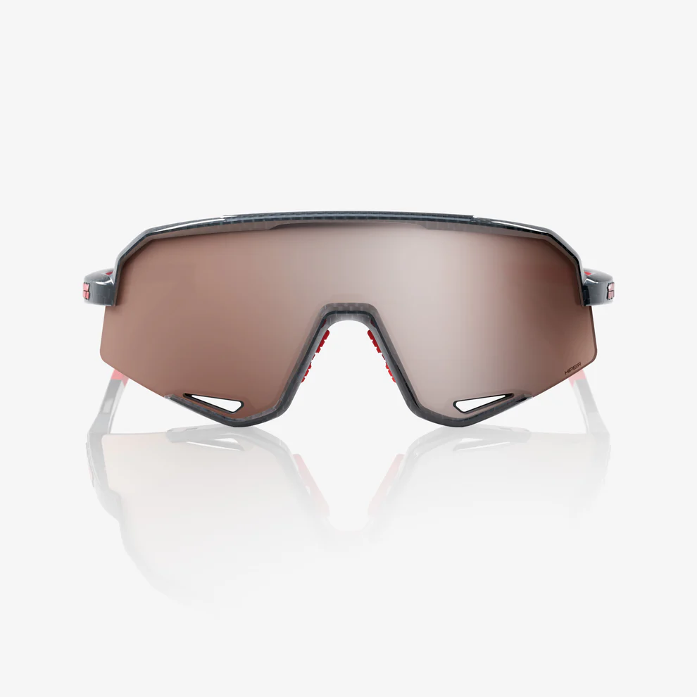 100% SLENDALE Black Carbon Hiper Mirror Silver Glasögon