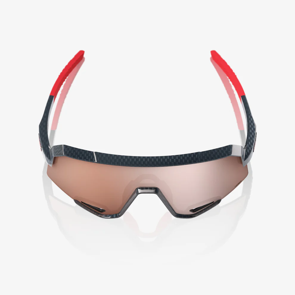 100% SLENDALE Black Carbon Hiper Mirror Silver Glasögon