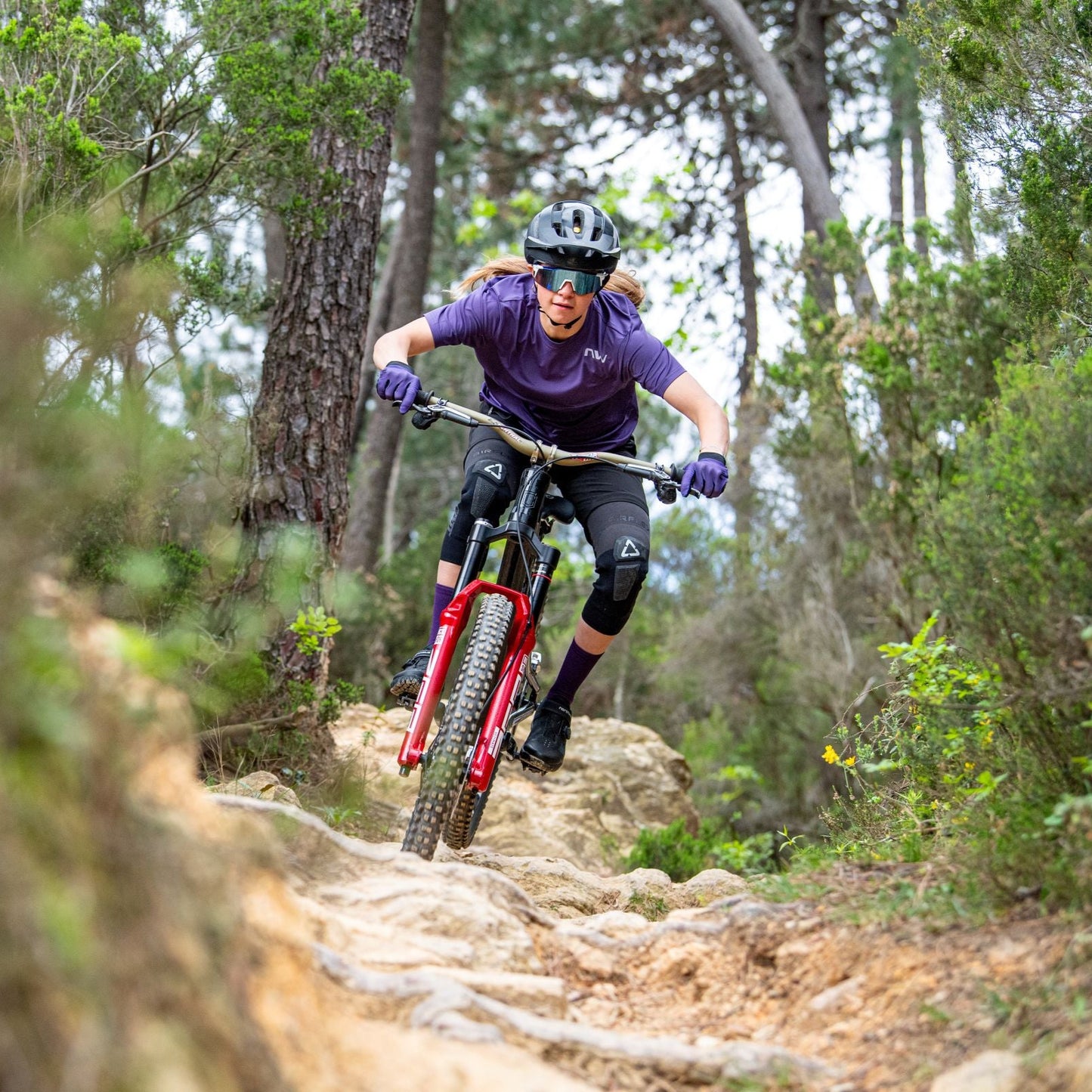 NORTHWAVE XTRAIL 2 Women's Short Sleeve Jersey Purple