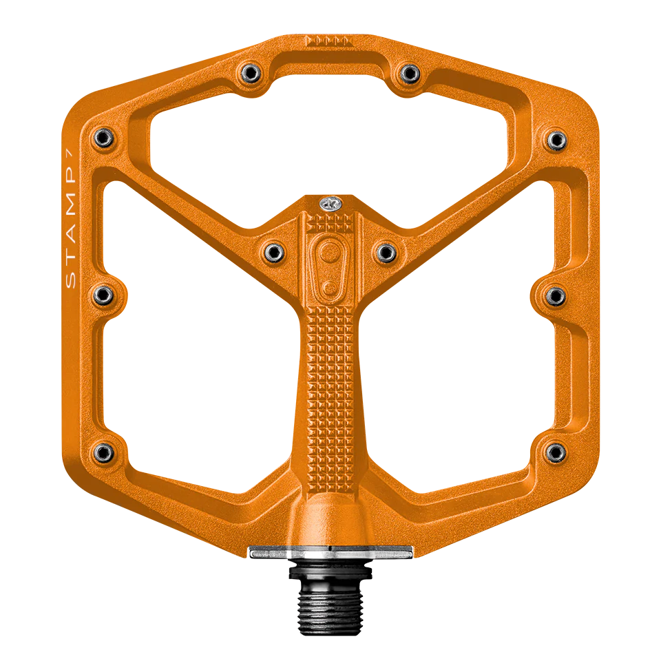 CRANKBROTHERS STAMP 7 Large Orange flat pedals