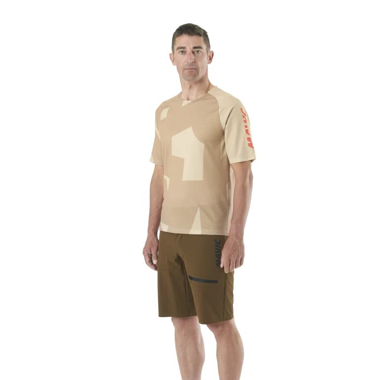 MAVIC DEEMAX ENDURO Short Sleeve Camo Beige Jersey