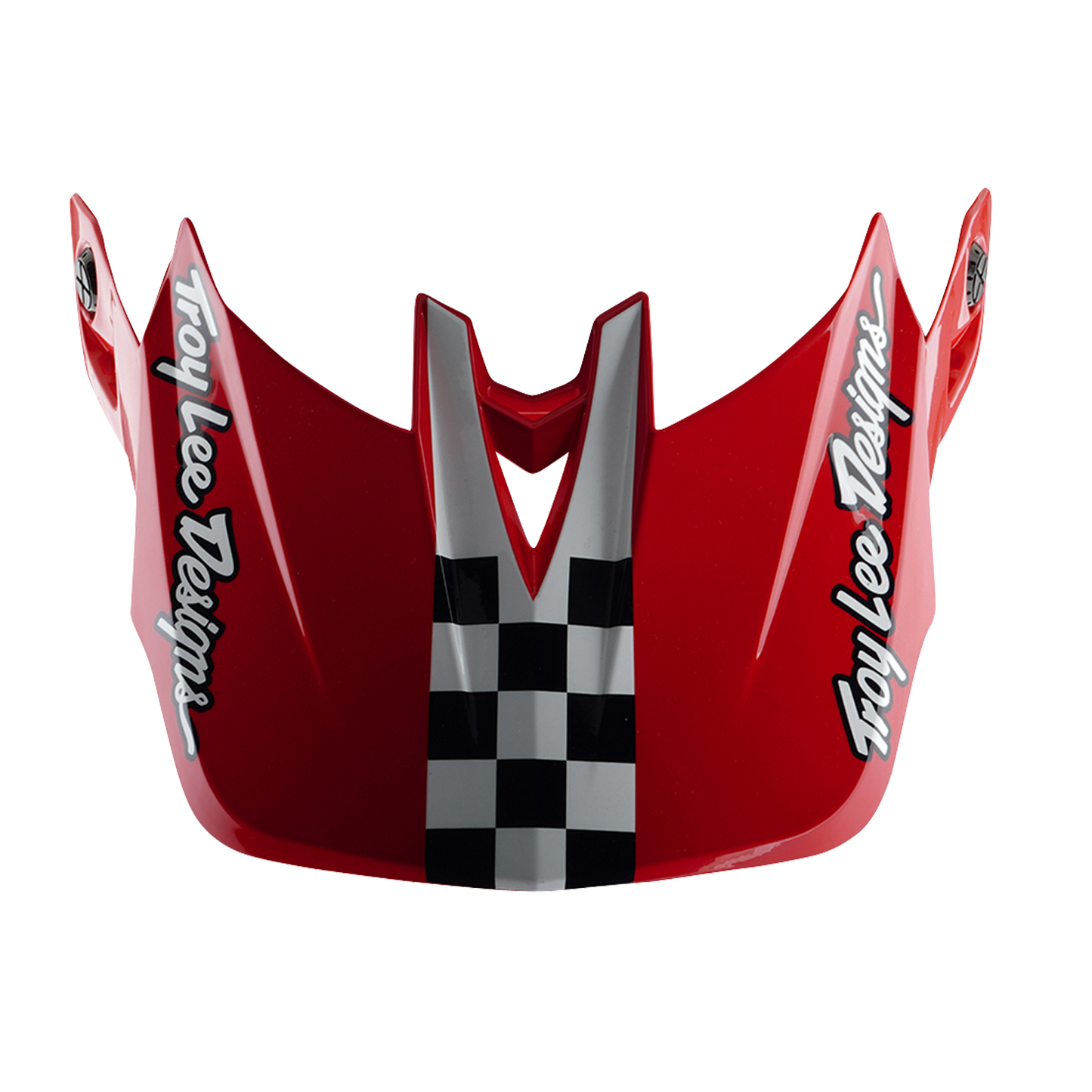 Troy Lee Design D4 POLYACRYLITE FIFTY 50 MTB-hjälm Vit/Röd