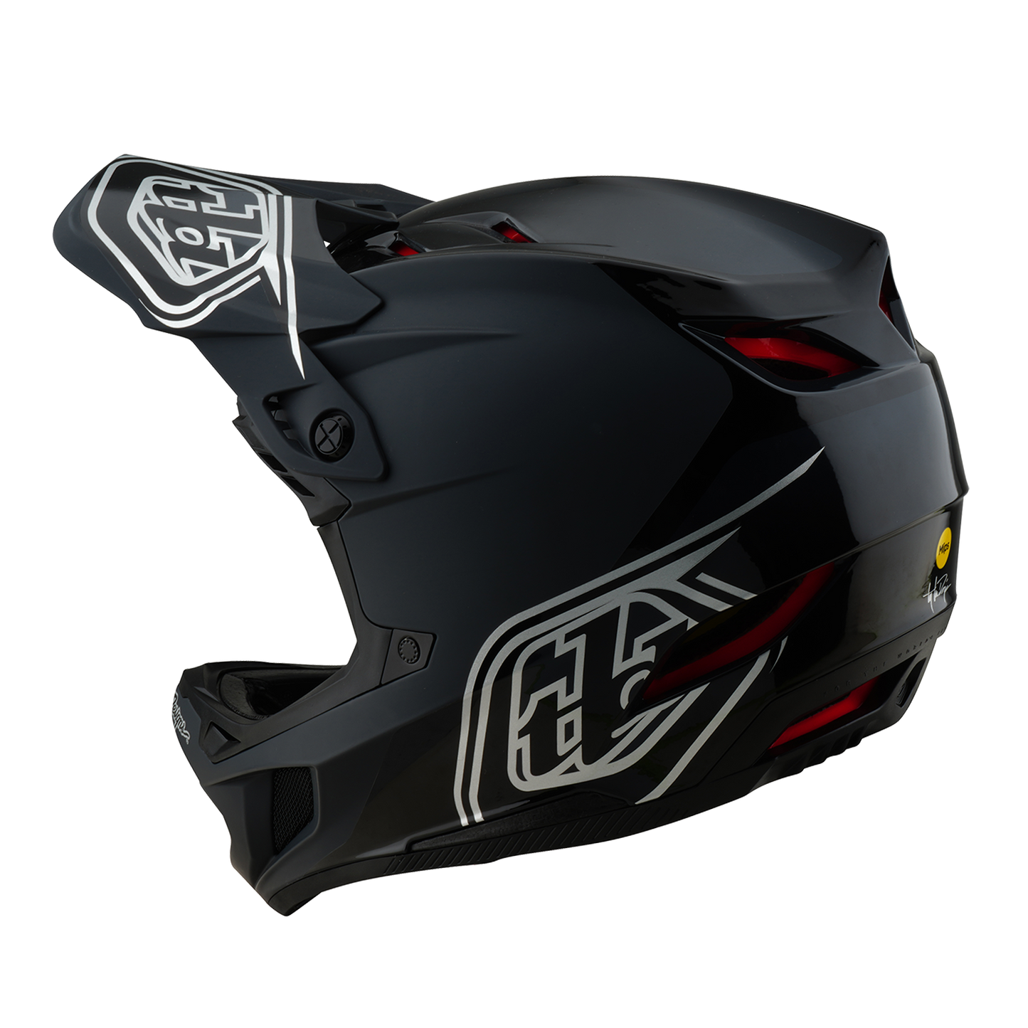 MTB Helmet TROY LEE DESIGNS D4 POLYACRYLITE SHADOW Black 2025