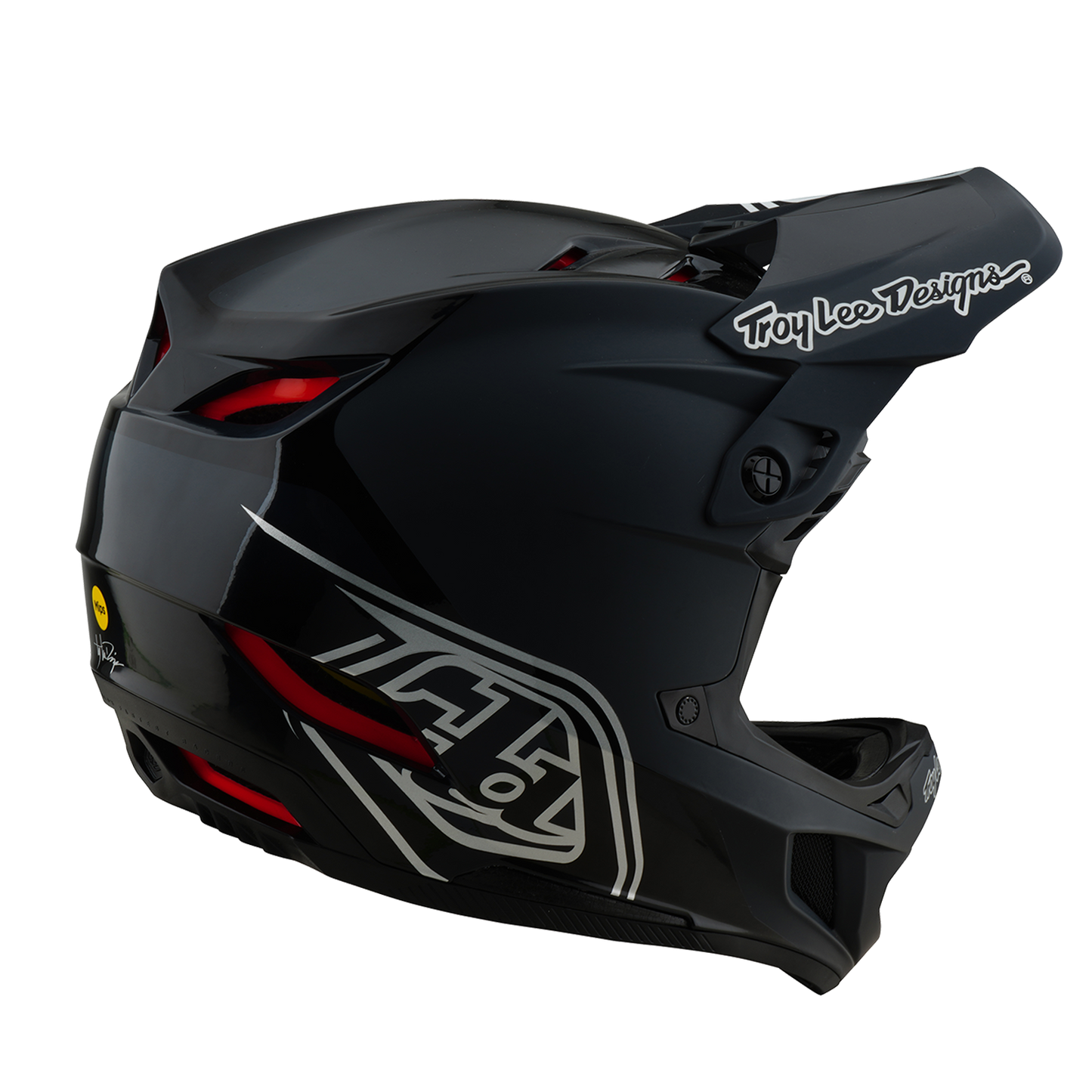 MTB Helmet TROY LEE DESIGNS D4 POLYACRYLITE SHADOW Black 2025