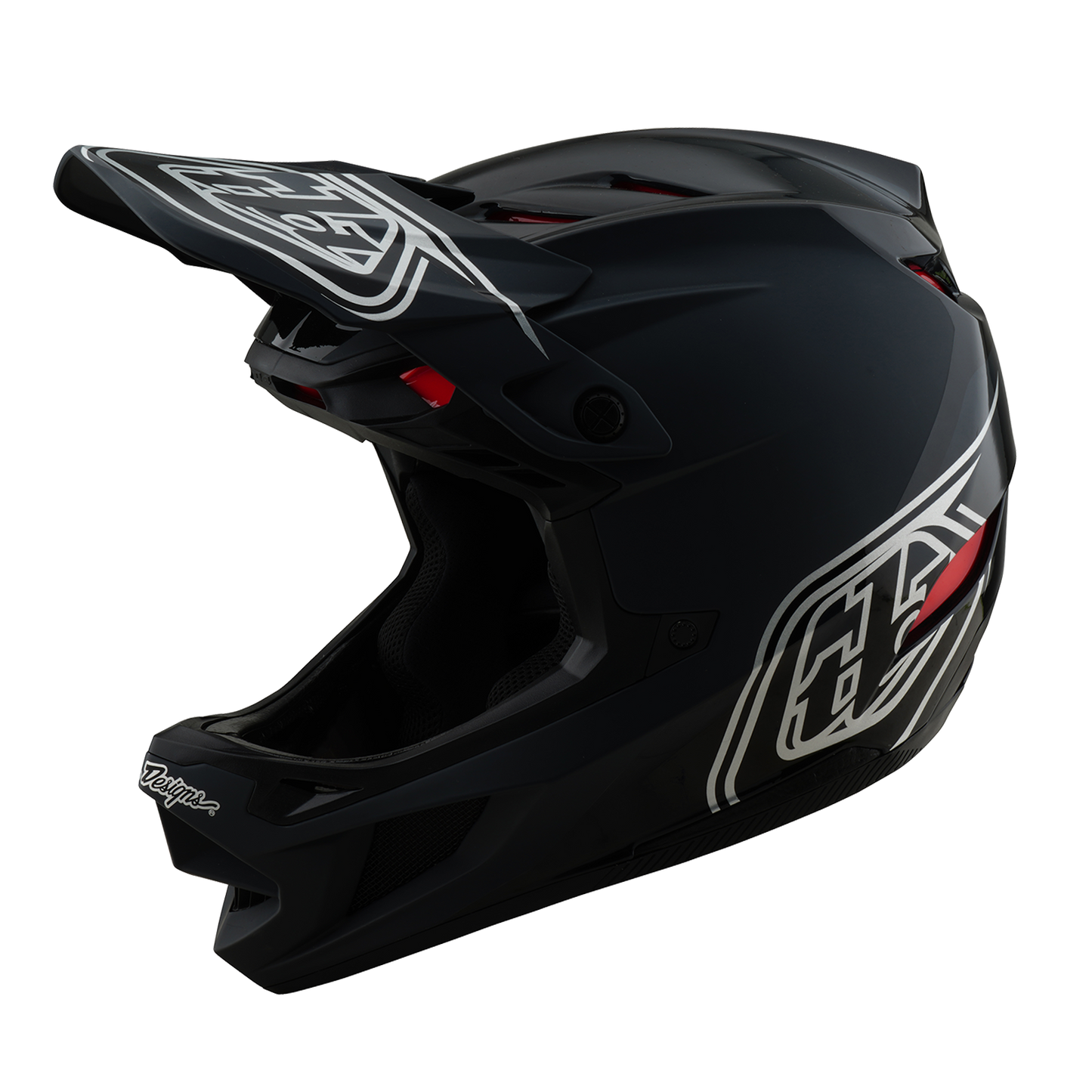MTB Helmet TROY LEE DESIGNS D4 POLYACRYLITE SHADOW Black 2025