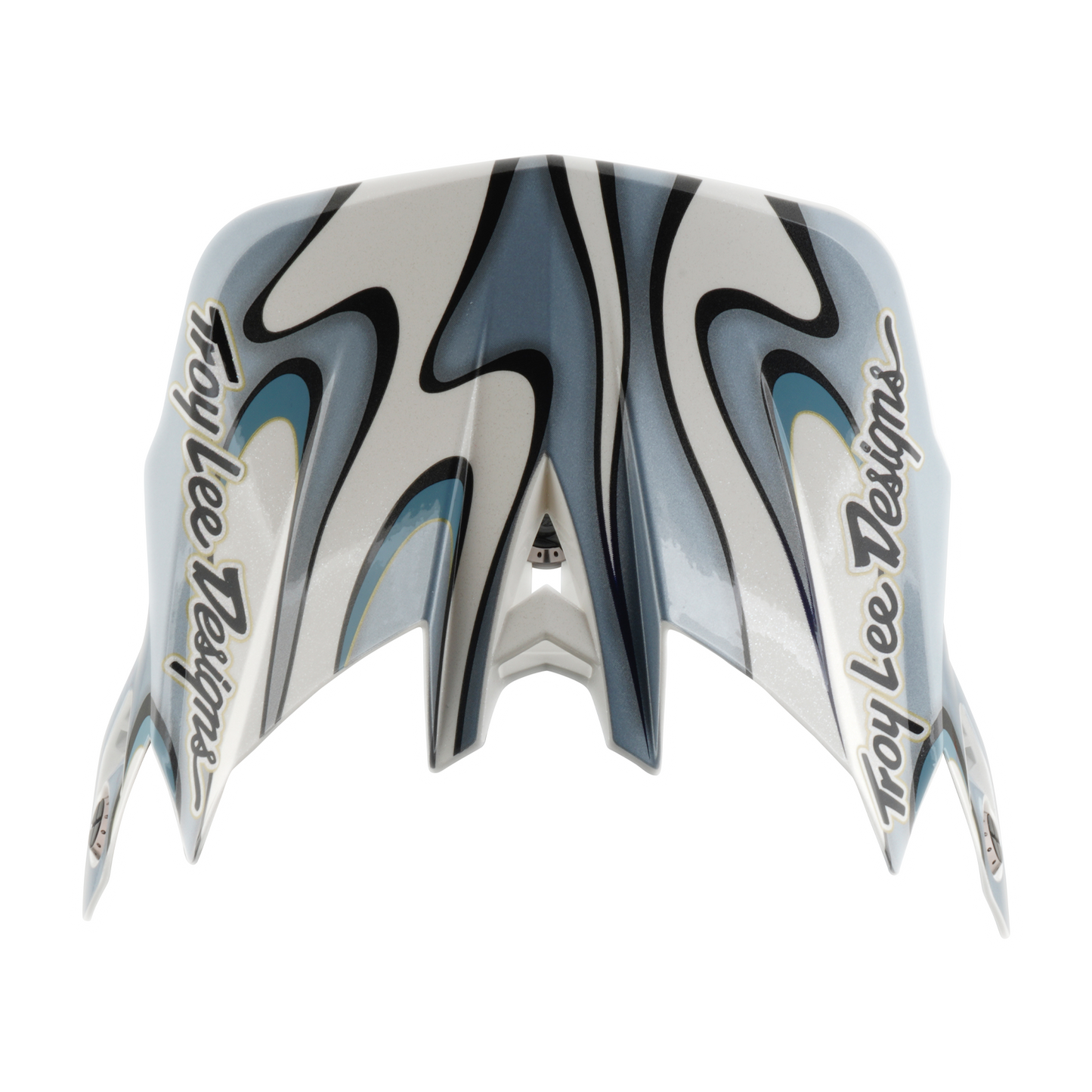TROY LEE DESIGNS D4 COMPOSITE MIPS TORCHED MTB-hjälm Vit/Silver