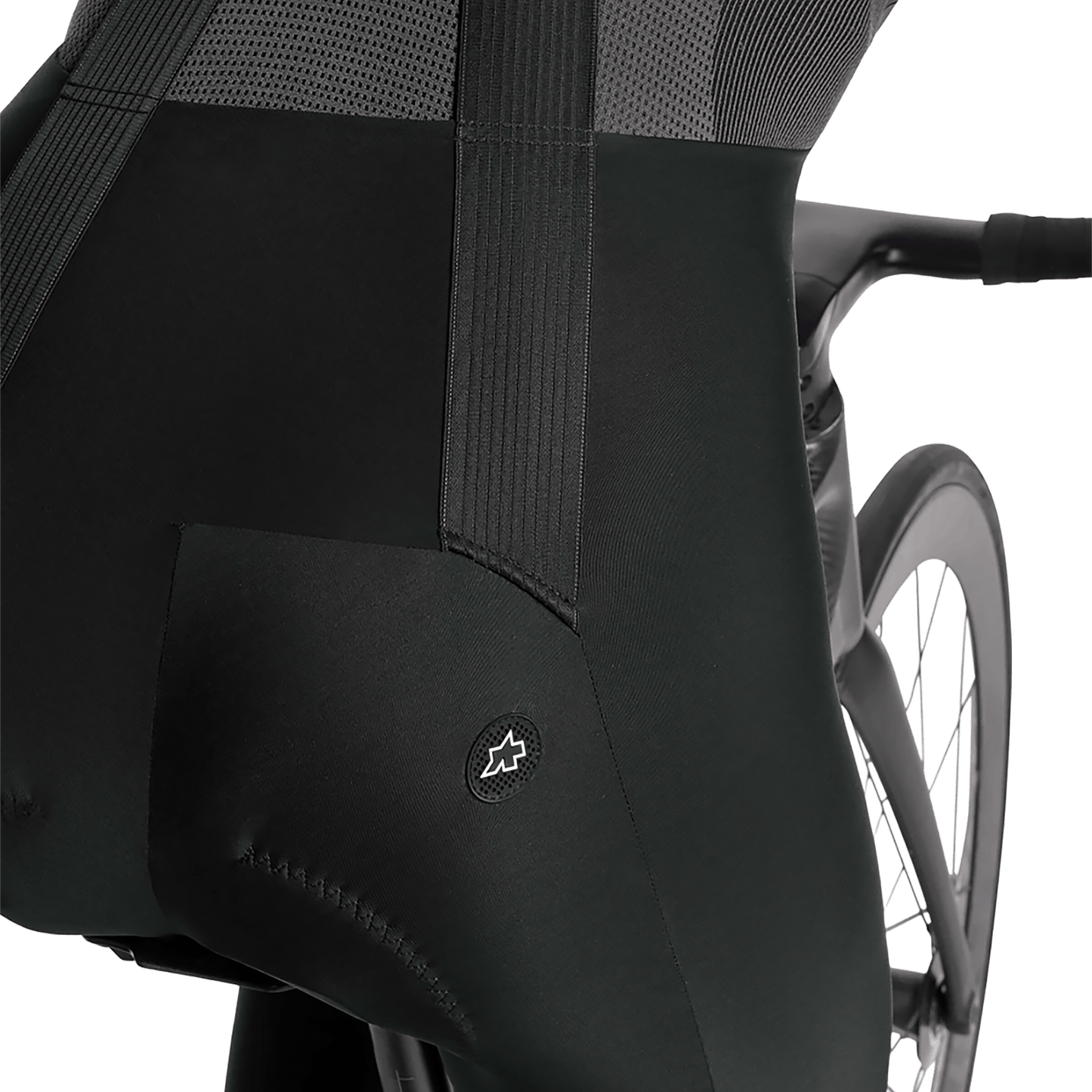 ASSOS UMA GT SPRING FALL S11 Långbyxor med bröstlappar, dam Svart