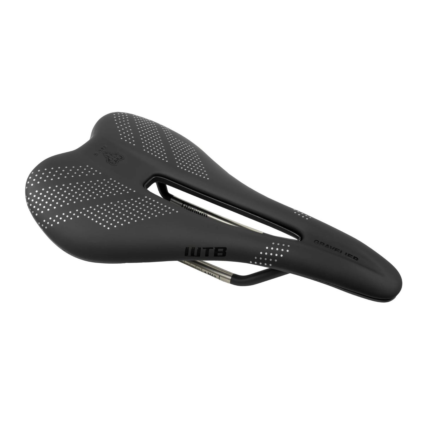 WTB GRAVELIER 140mm Saddle CRMO Rails Black