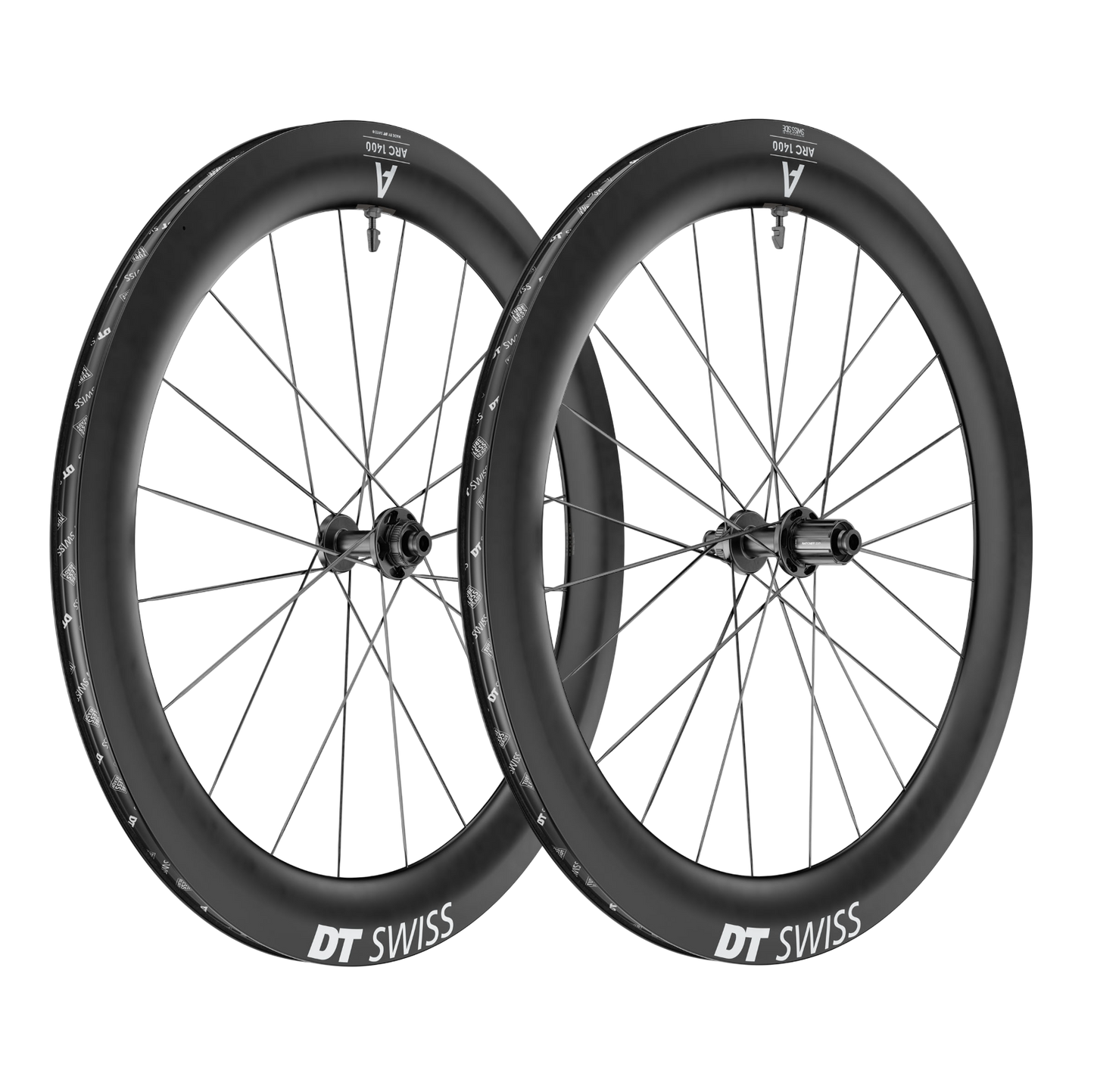 Par DT SWISS ARC 1400 DICUT 65 Tubeless Ready-hjul (centerlås)