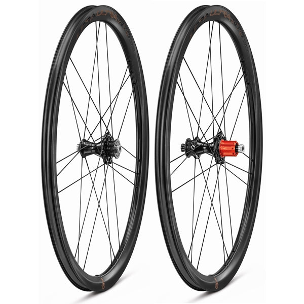 Par CAMPAGNOLO BORA ULTRA WTO 35 C23 DISC Tubeless Ready-hjul (centerlås)