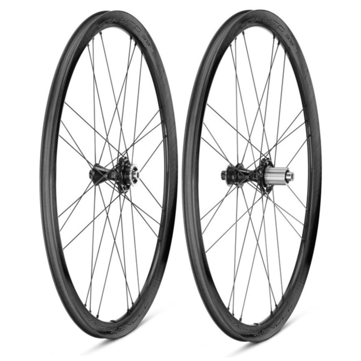 Par CAMPAGNOLO BORA WTO 33 DISC Tubeless Ready-hjul (centerlås)