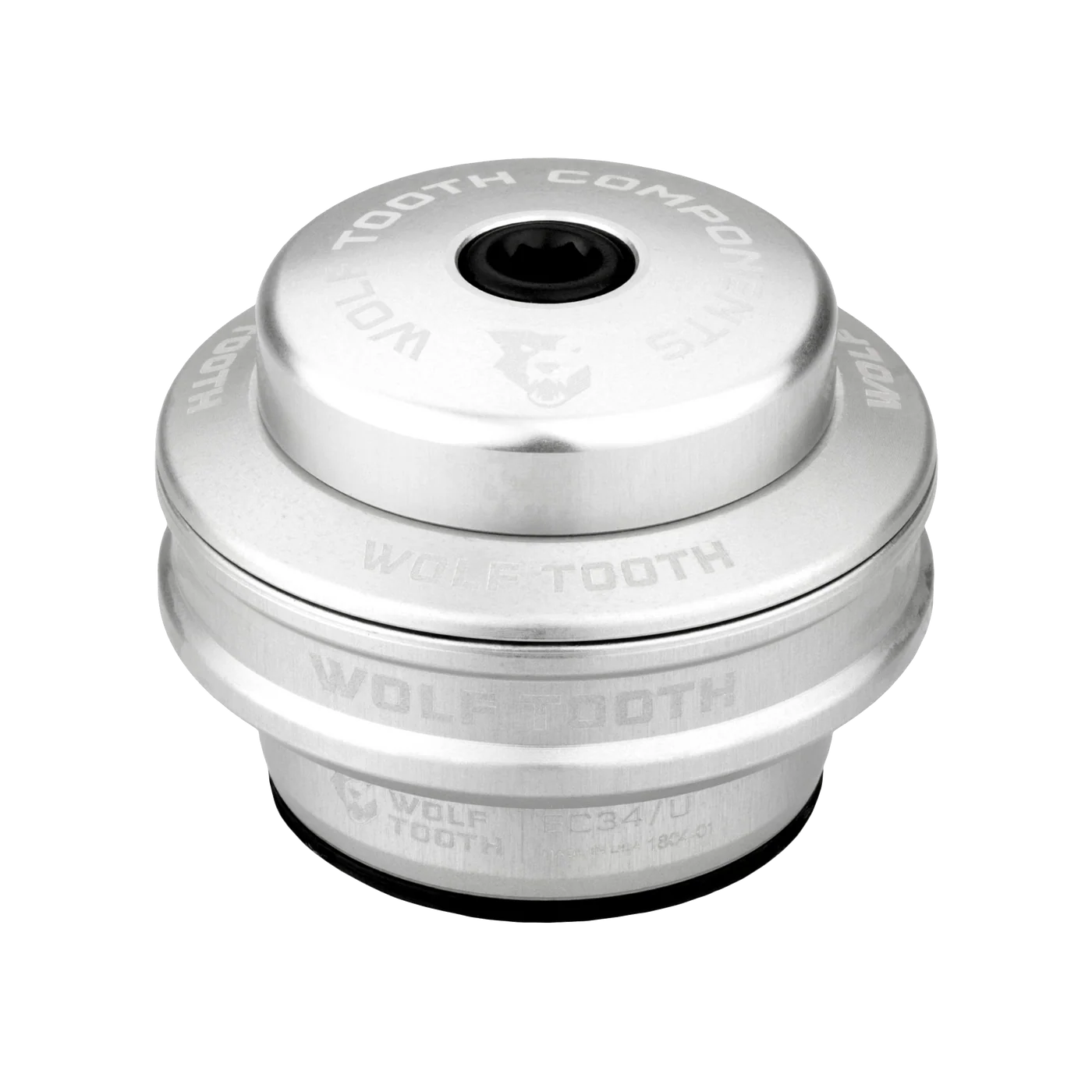Hög styrkopp för WOLF TOOTH PERFORMANCE extern styrsats 1"1/8 EC34 Stack 16 mm silver