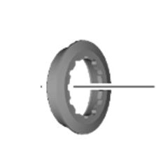 SHIMANO CS-R9200 Låsmutter och bricka för kassett