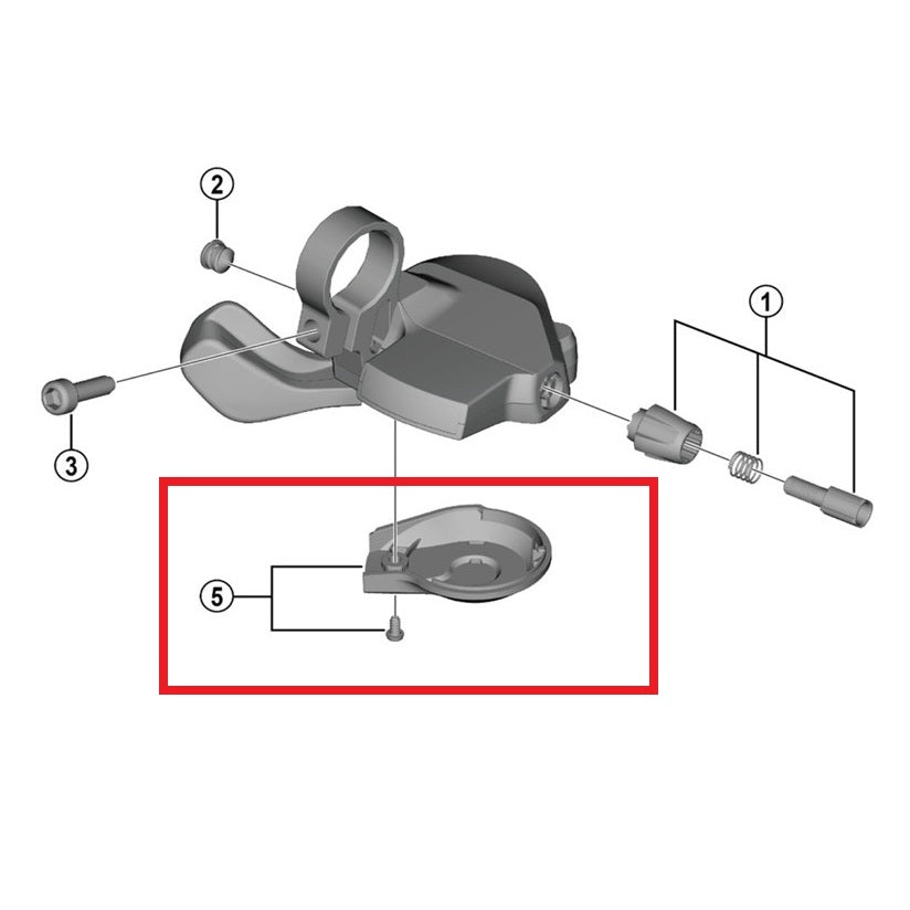 SHIMANO U4000 vänster spakskydd