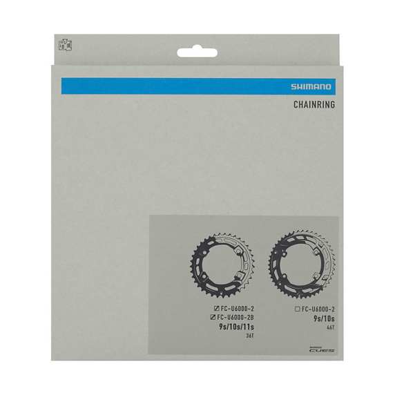 9/10/11V SHIMANO CUES FC-U6000-2/FC-U6000-2B PCD 96 mm kedjehjul för utomhusbruk