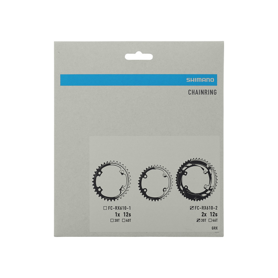 12V SHIMANO GRX RX610 80mm inre kedjekrans