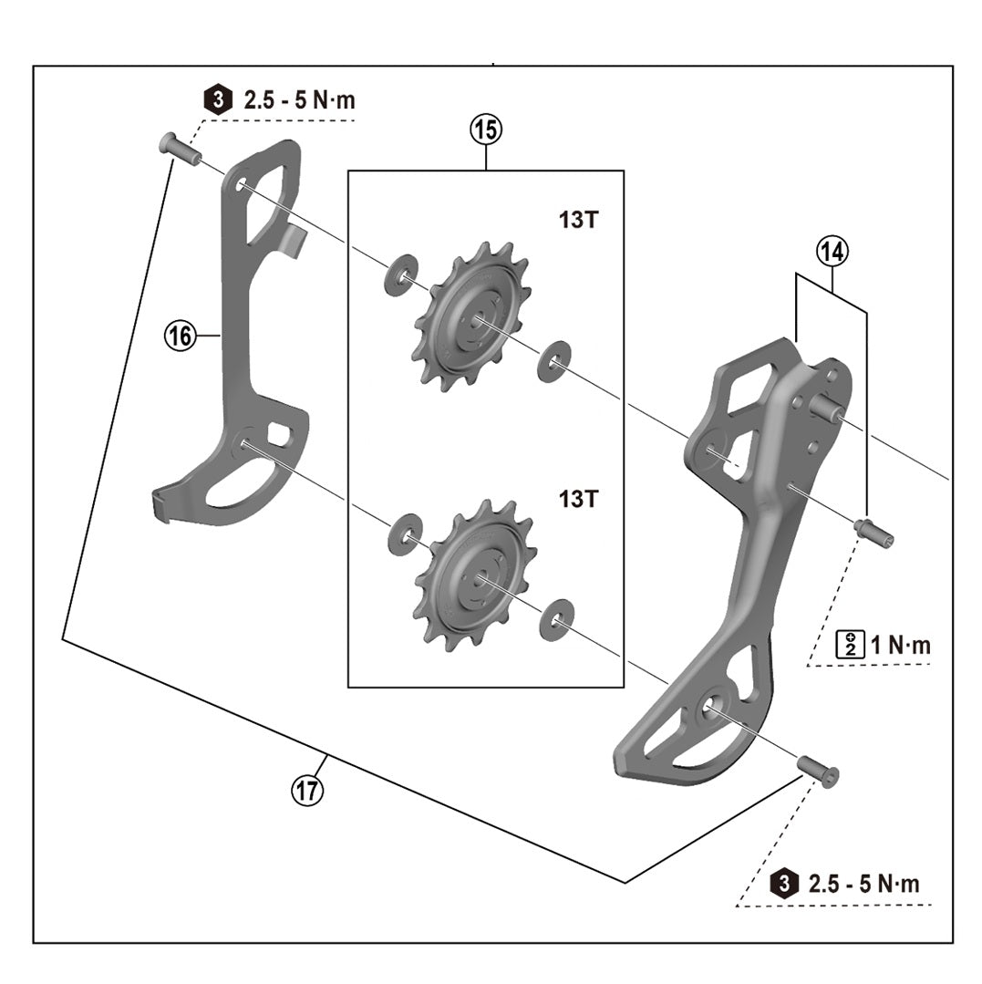 SHIMANO XTR RD-M8250 12V bakväxel SGS