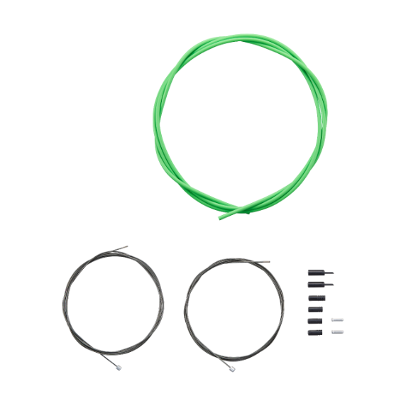 SHIMANO OT-SP41 Optislick Derailleur Cable and Housing Kit Grön