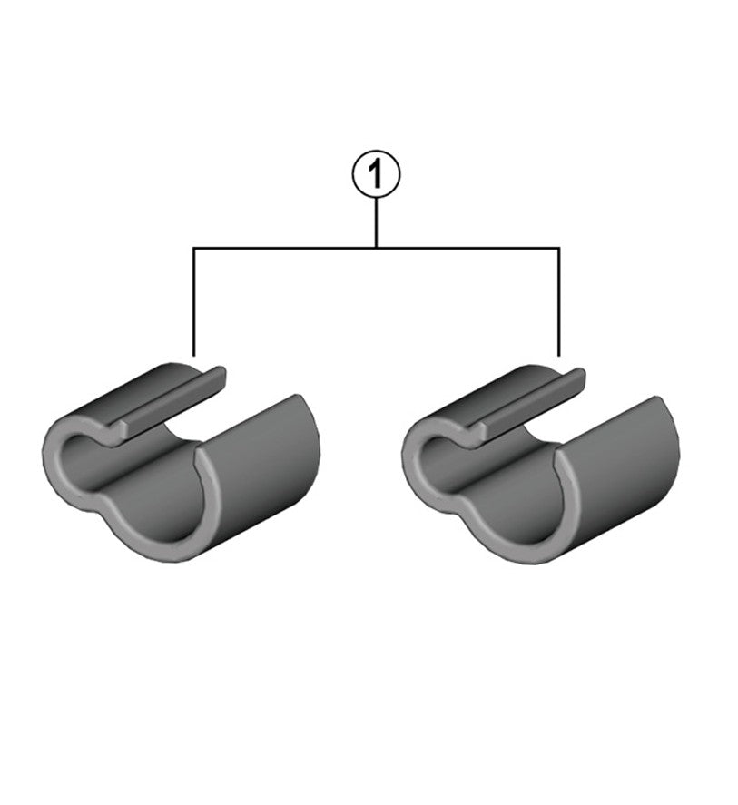 SHIMANO EW-WU111 kabelklämmor (2 st)