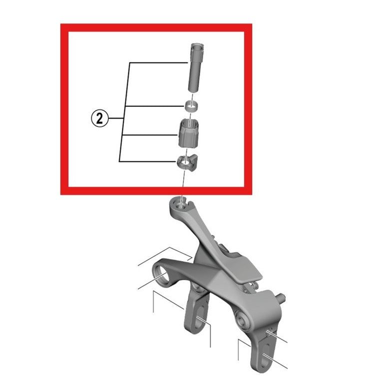 SHIMANO BR-R7000/7010 kabelspännarskruv