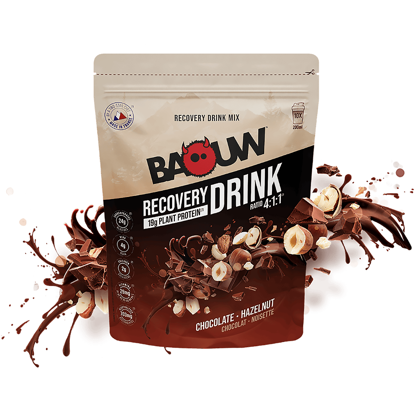 BAOUW RECOVERY Drink (500g) Choklad Hasselnöt