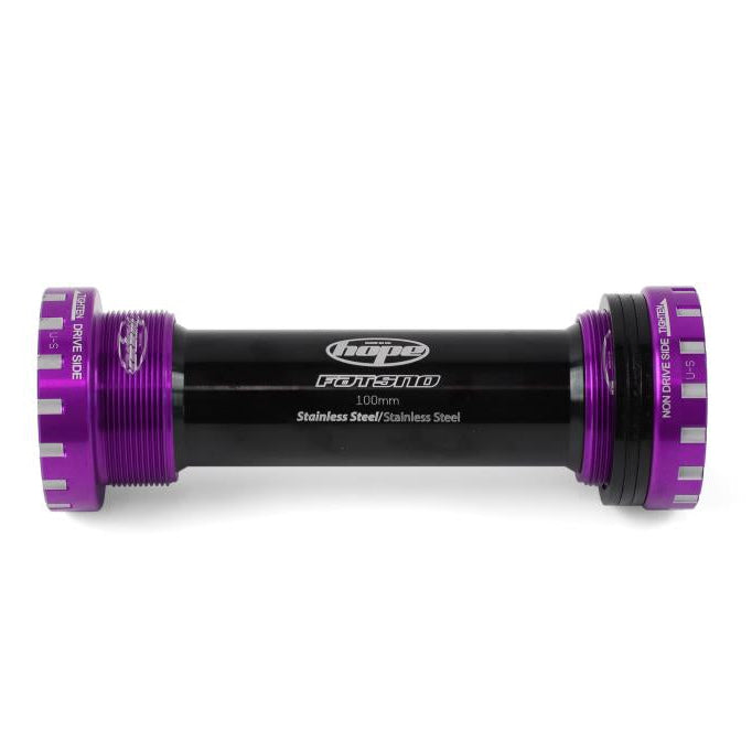 HOPE 100 mm Fat Bike 24 mm axel vevhus #BBSSFATPU Lila