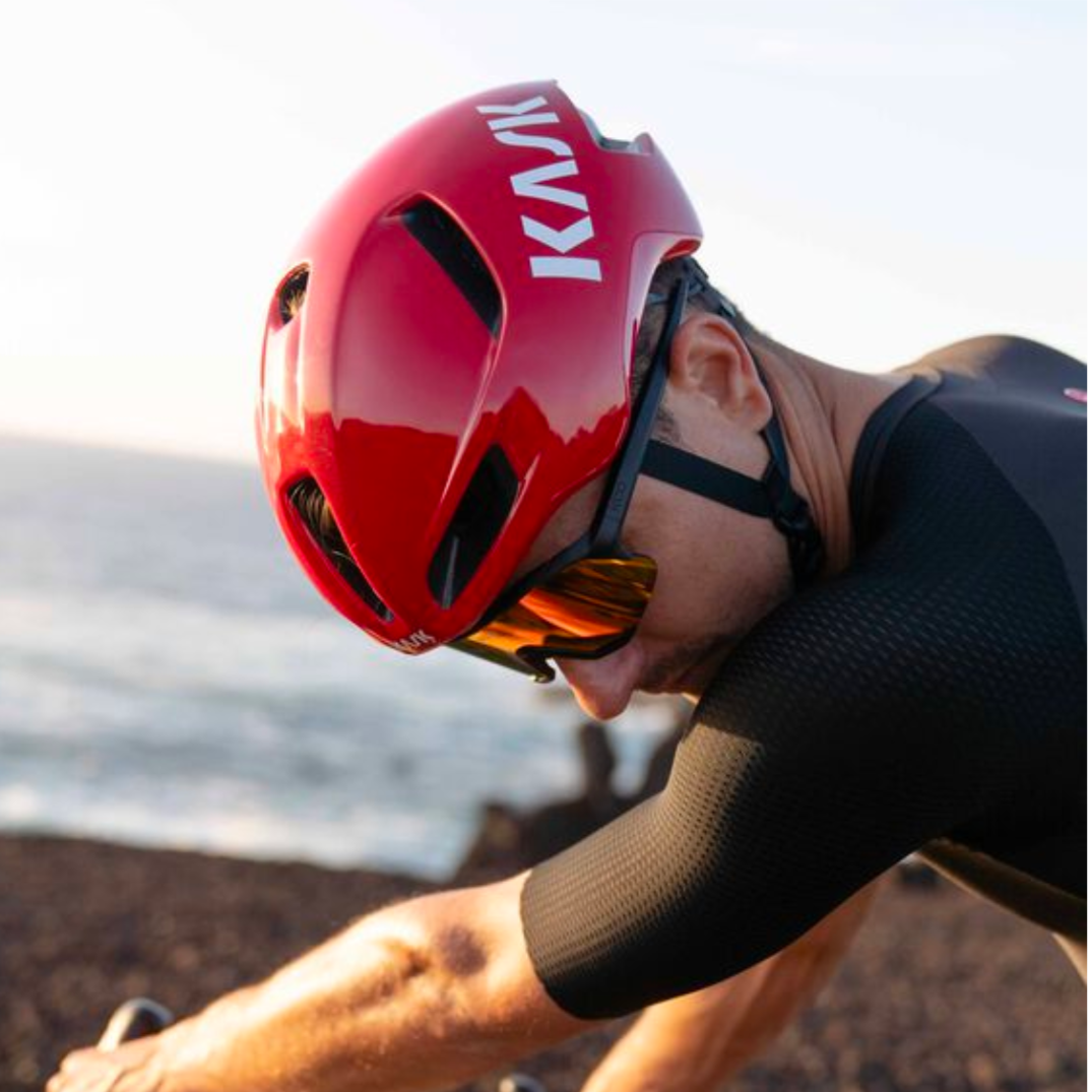 KASK UTOPIA Y Road Hjälm Röd