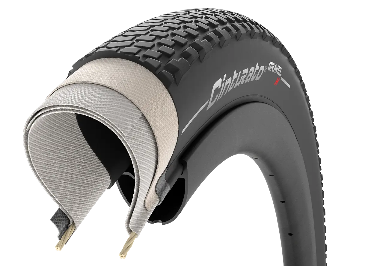PIRELLI CINTURATO tire GRAVEL H 700x50c Tubeless Ready Classci Beige