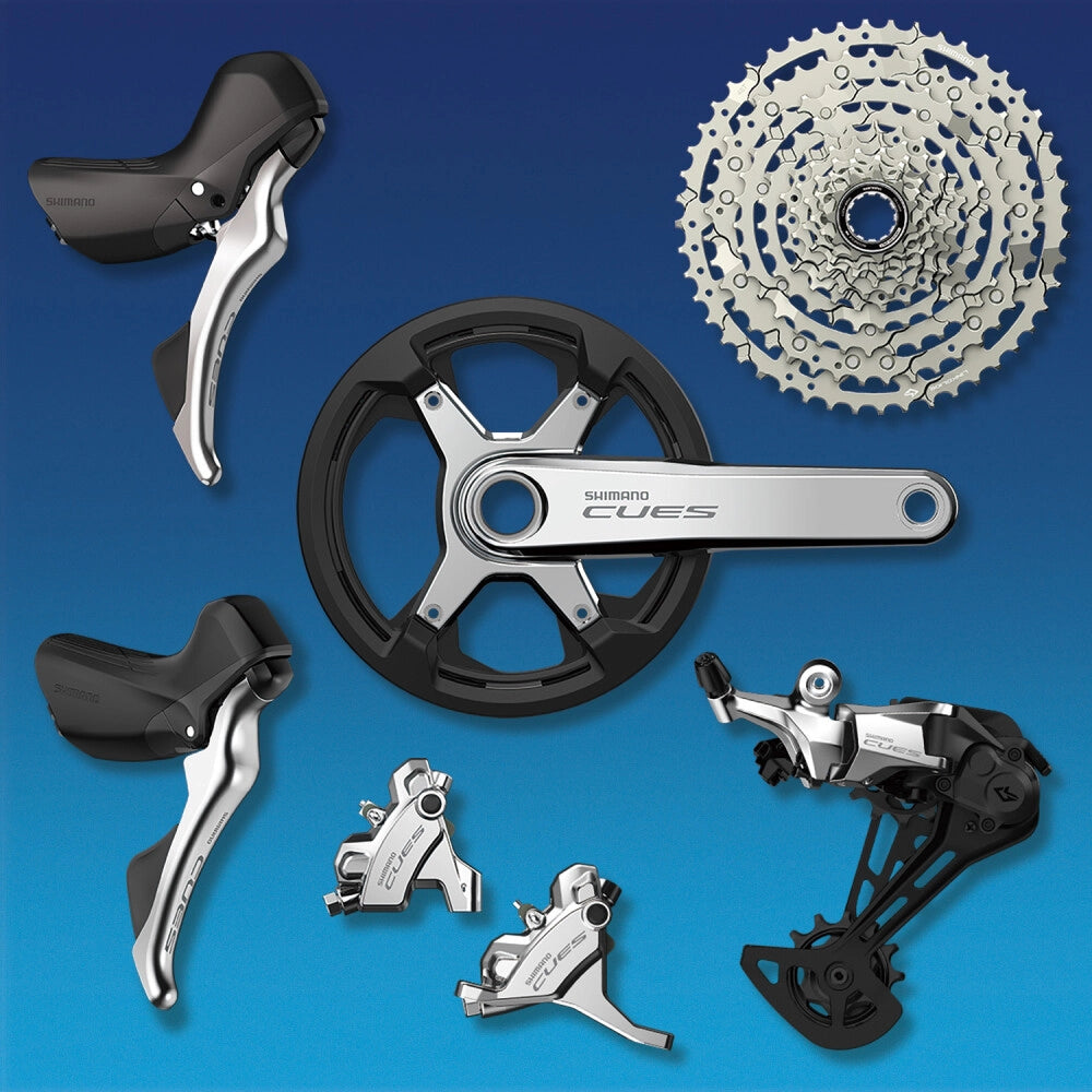 Kassett 10V SHIMANO CUES CS-LG400 Linkglide - Polish Silver Edition
