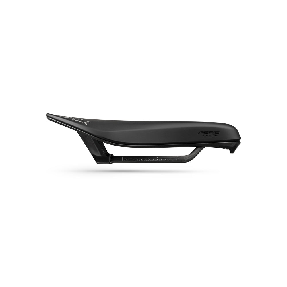 FIZIK TRANSIRO AERIS LD R1 135 mm sadel kolfiberskenor svart