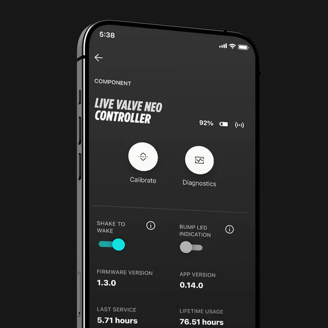 FOX DHX Factory Live Valve Neo Coil Shock,Trunnion