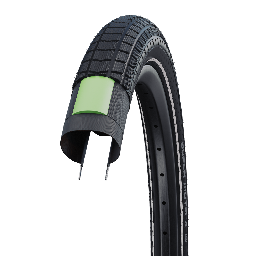 SCHWALBE SUPER MOTO-X 27.5x2.80 ADDIX DD RaceGuard Tubetype Styvt däck