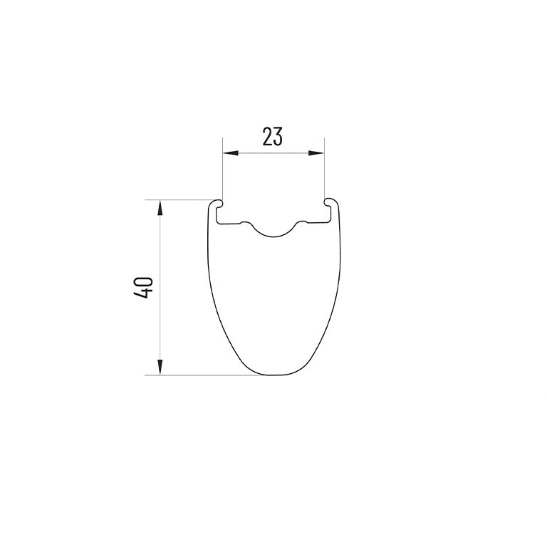 Pair of MICHE GRAFF ALL ROAD DISC Tubeless Ready Wheels (Center Lock)
