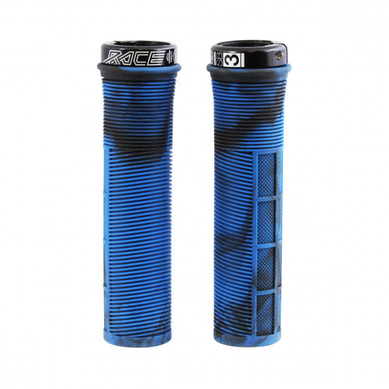 SB3 RACE ON Lock-on Camo Blue Grips