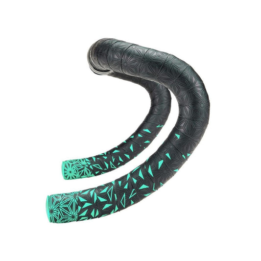 SUPACAZ SUPER STICKY KUSH STAR FADE Bar tape Black/Turquoise