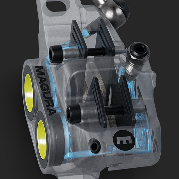 Ett par Magura Gustav Pro-bromsar (med skivor) First Edition Pack