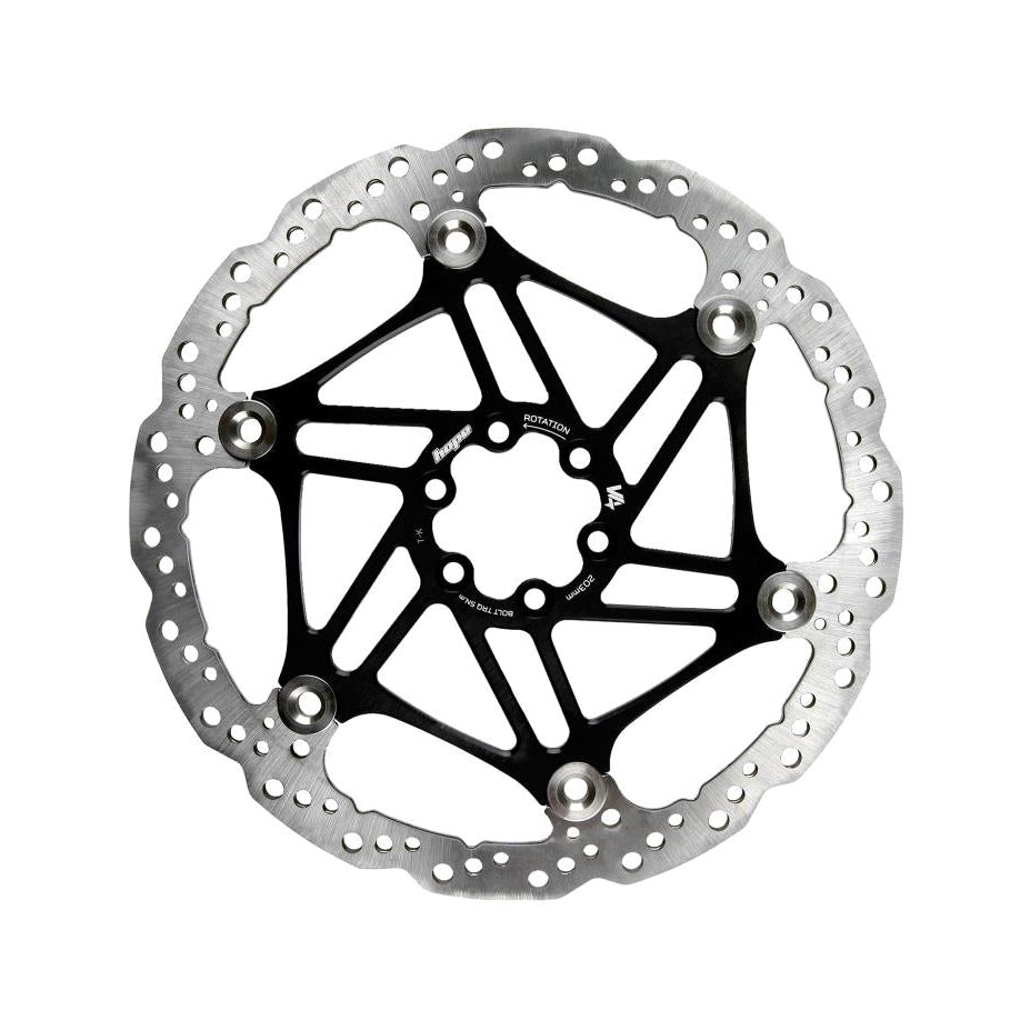 HOPE V4 3,3 mm, ventilerad flytande skiva med 6 hål