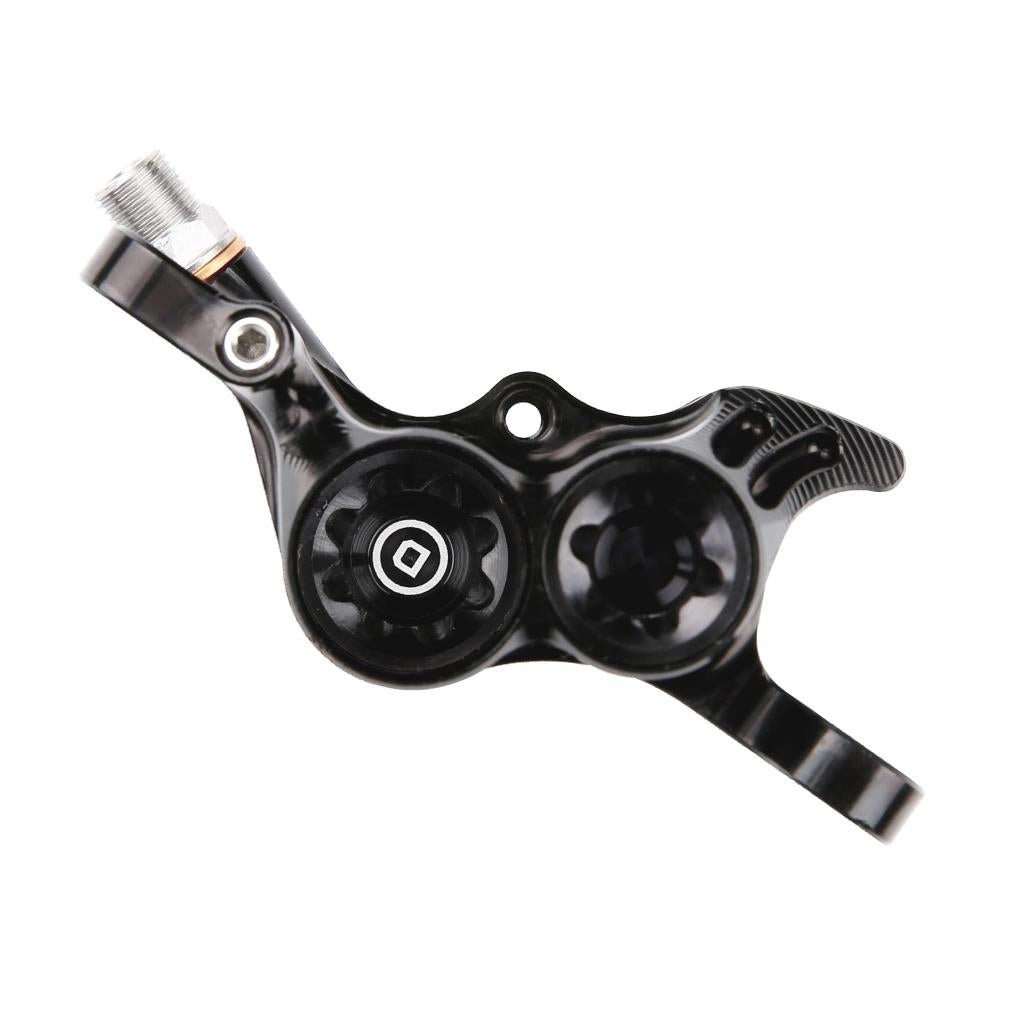 Hydrauliskt bromsok HOPE RX4+ PM 4 kolvar DOT svart