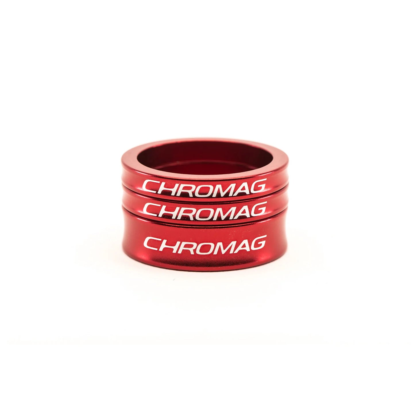 CHROMAG Distanssats för styrning 1"1/8 Röd