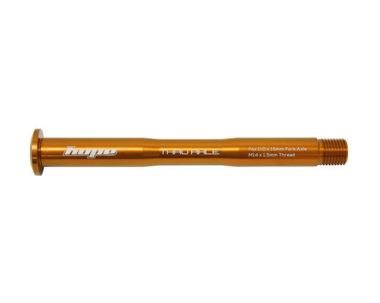 HOPE Framhjulsaxel för FOX-gaffel 36/38 Orange
