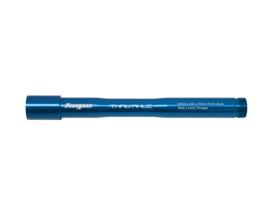 HOPE Framhjulsaxel för OHLINS RXF34/RXF36/RXF38 Gafflar Blå