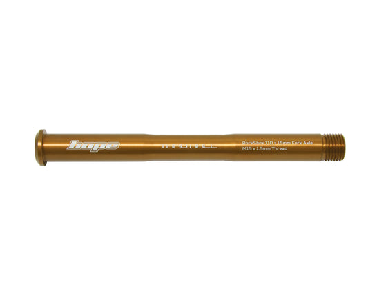 HOPE framhjulsaxel för ROCKSHOX Pike/Lyric/Zeb bronsgaffel