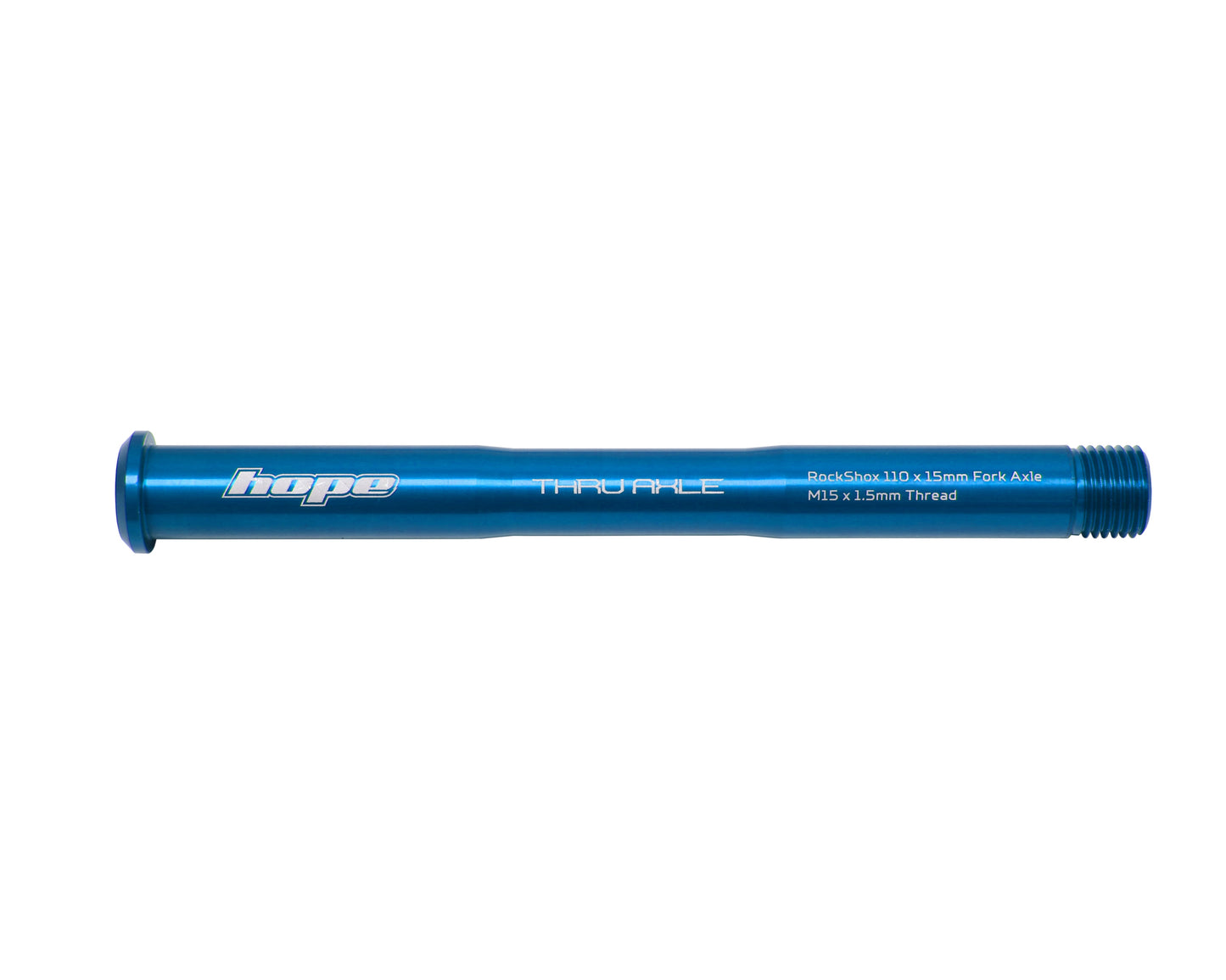 HOPE Framhjulsaxel för ROCKSHOX Pike/Lyric/Zeb-gaffel Blå